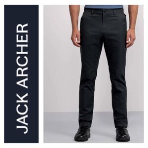 Jack Archer Space Black Jetsetter Tech Pant Slim Fit Wrinkle Resistant Pants 32